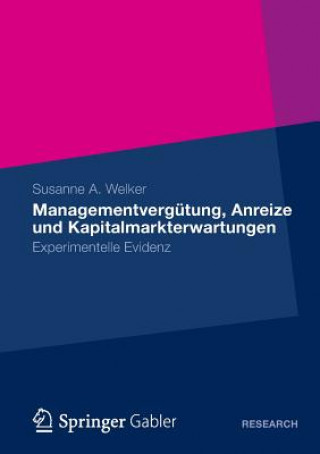 Kniha Managementverg tung, Anreize Und Kapitalmarkterwartungen Susanne A. Welker