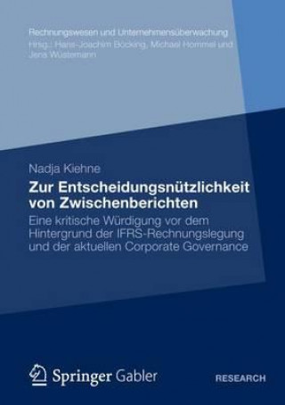 Könyv Zur Entscheidungsn tzlichkeit Von Zwischenberichten Nadja Kiehne