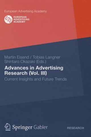 Kniha Advances in Advertising Research (Vol. III) Tobias Langner