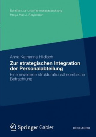 Knjiga Zur Strategischen Integration Der Personalabteilung Anna K. Hildisch