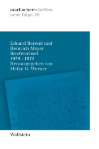 Kniha Briefwechsel 1938-1972 Eduard Berend