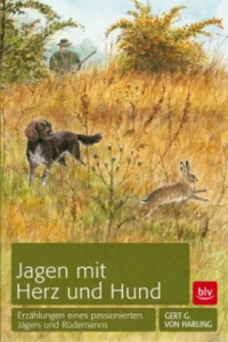 Carte Jagen mit Herz und Hund Gert G. von Harling