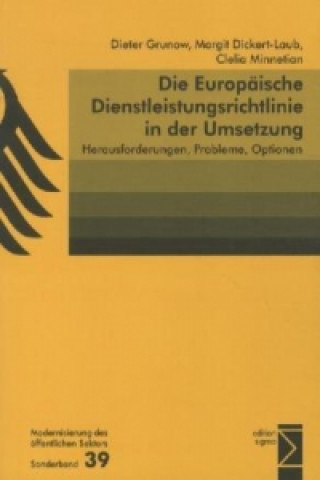 Buch Die Europäische Dienstleistungsrichtlinie in der Umsetzung Dieter Grunow