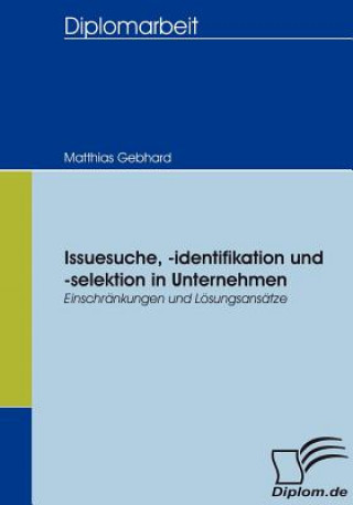 Kniha Issuesuche, -identifikation und -selektion in Unternehmen Matthias Gebhard