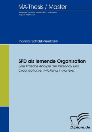 Kniha SPD als lernende Organisation Thomas Schalski-Seehann