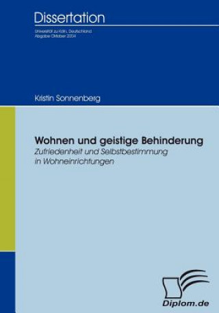 Kniha Wohnen und geistige Behinderung Kristin Sonnenberg