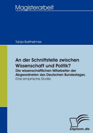 Carte der Schnittstelle zwischen Wissenschaft und Politik? Tanja Barthelmes