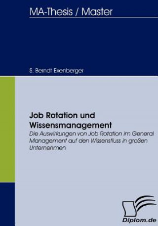 Buch Job Rotation und Wissensmanagement S. B. Exenberger