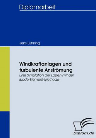 Buch Windkraftanlagen und turbulente Anstroemung Jens Lühning