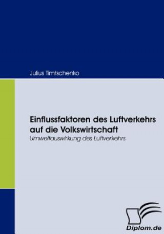 Könyv Einflussfaktoren des Luftverkehrs auf die Volkswirtschaft Julius Timtschenko