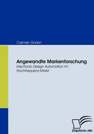 Kniha Angewandte Markenforschung Carmen Gnann