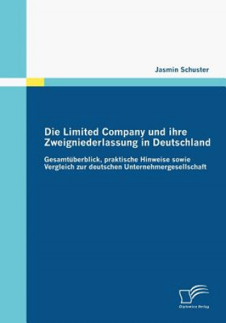Kniha Limited Company und ihre Zweigniederlassung in Deutschland Jasmin Schuster