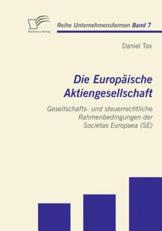 Buch Europaische Aktiengesellschaft Daniel Tax