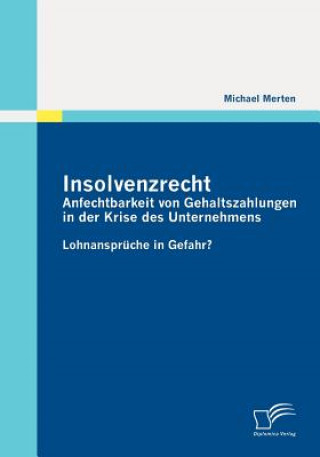 Książka Insolvenzrecht Michael Merten