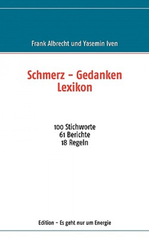 Kniha Schmerz - Gedanken Lexikon Frank Albrecht