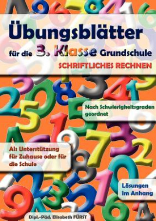 Könyv UEbungsblatter fur die 3. Klasse Grundschule Elisabeth Fürst