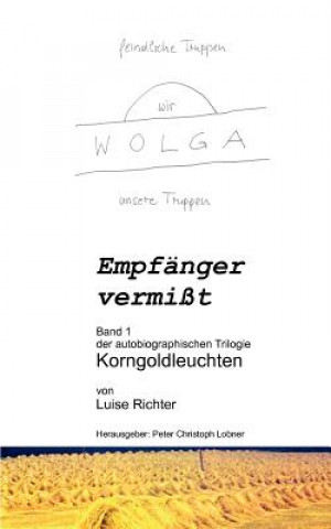Kniha Empfanger vermisst Luise Richter