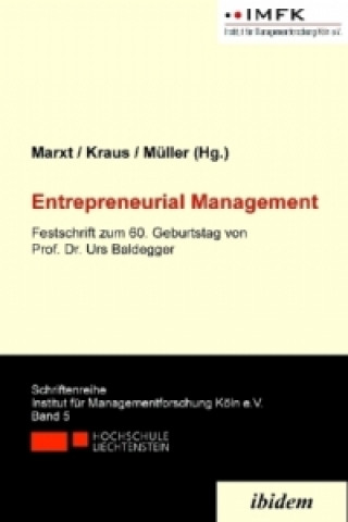 Könyv Entrepreneurial Management Christian Marxt