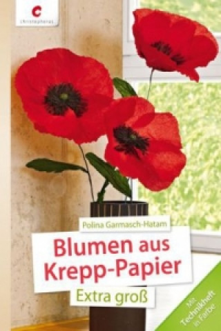 Carte Blumen aus Krepp-Papier Polina Garmasch-Hatam