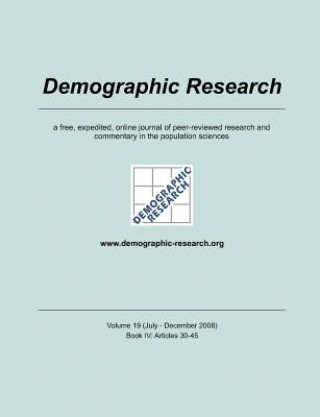 Carte Demographic Research Volume 19 Book 4 Joshua R. Goldstein