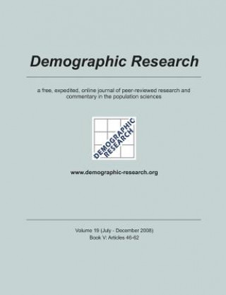 Kniha Demographic Research Volume 19 Book 5 Joshua R. Goldstein