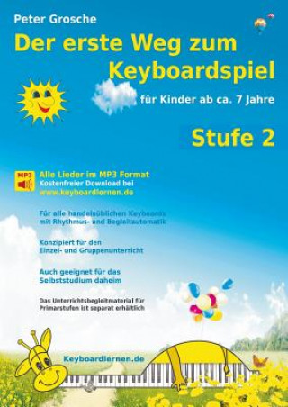 Könyv erste Weg zum Keyboardspiel (Stufe 2) Peter Grosche