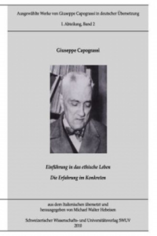 Buch Ausgewählte Werke von Giuseppe Capograssi in deutscher Übersetzung Giuseppe Capograssi