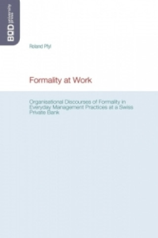 Book Formality at Work Roland Pfyl