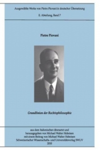 Carte Ausgewählte Werke von Pietro Piovani in deutscher Übersetzung Pietro Piovani