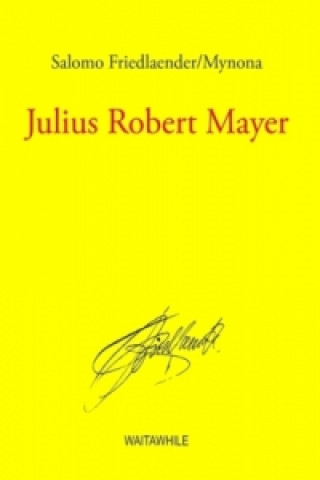 Kniha Julius Robert Mayer Salomo Friedlaender/Mynona