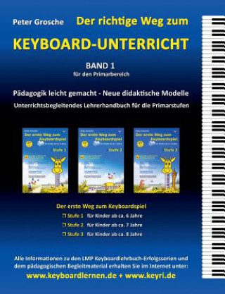 Książka richtige Weg zum Keyboard-Unterricht - Band 1 Peter Grosche