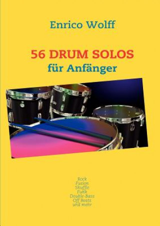 Buch 56 Drum Solos Enrico Wolff