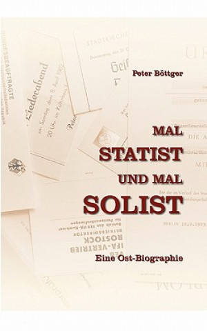 Carte Mal STATIST und mal SOLIST Peter Böttger
