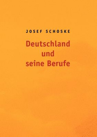 Carte Deutschland und seine Berufe Josef Schoske