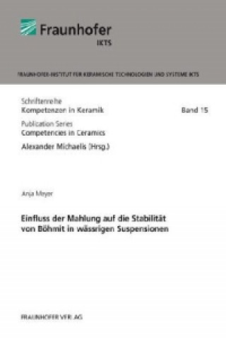 Könyv Einfluss der Mahlung auf die Stabilität von Böhmit in wässrigen Suspensionen. Anja Meyer