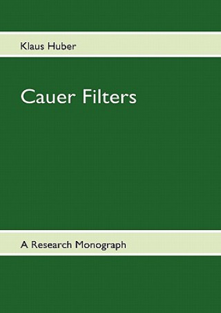 Kniha Cauer Filters Klaus Huber