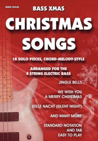 Kniha Bass Xmas Christmas Songs Bernd Kofler