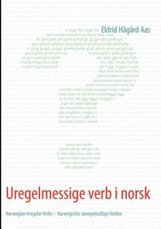 Kniha Uregelmessige verb i norsk Eldrid H