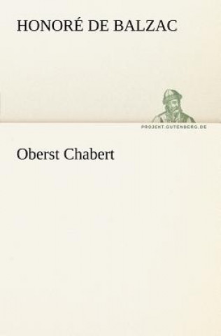 Carte Oberst Chabert Honoré de Balzac