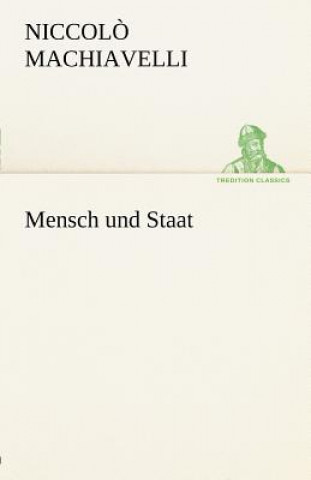 Kniha Mensch Und Staat Niccol
