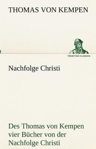 Book Nachfolge Christi homas von Kempen