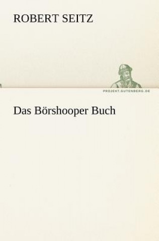 Carte Borshooper Buch Robert Seitz
