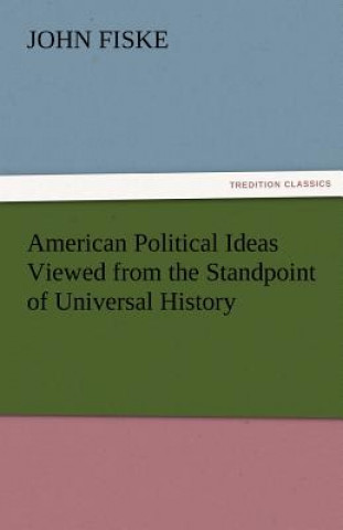 Carte American Political Ideas Viewed from the Standpoint of Universal History John Fiske