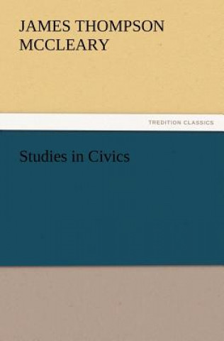 Kniha Studies in Civics James Thompson McCleary