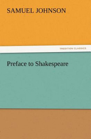 Book Preface to Shakespeare Samuel Johnson