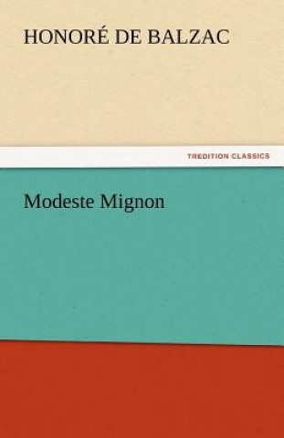 Kniha Modeste Mignon Honoré de Balzac