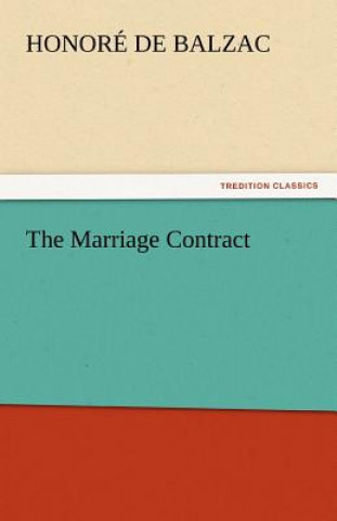 Kniha Marriage Contract Honoré de Balzac