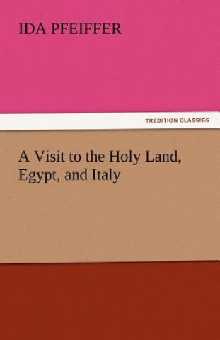 Livre Visit to the Holy Land, Egypt, and Italy Ida Pfeiffer