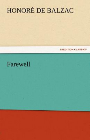Libro Farewell Honoré de Balzac