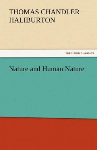 Libro Nature and Human Nature Thomas Chandler Haliburton